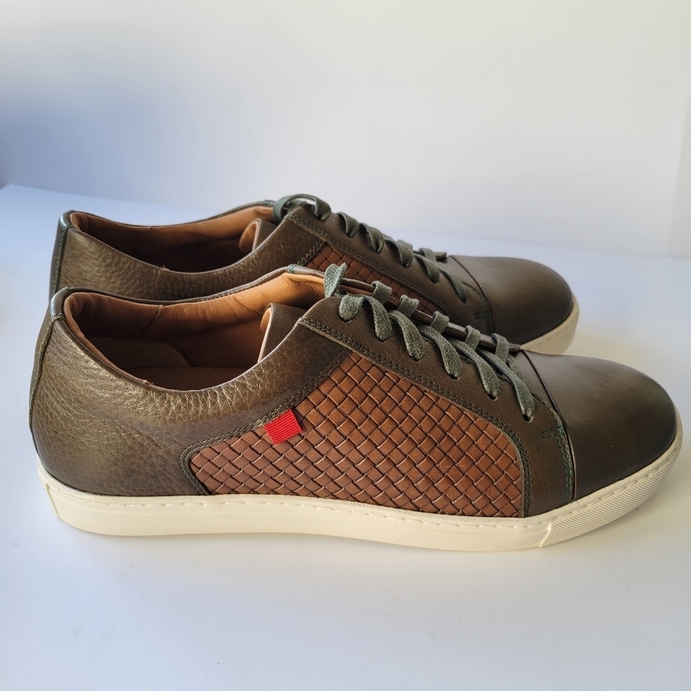 Marc Joseph Brown and Tan Sneakers